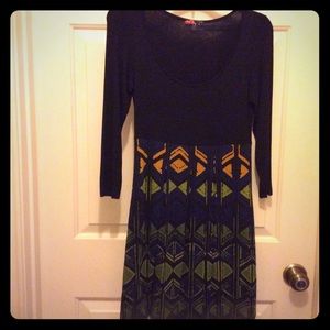 Forever 21 S/P black top bubble lined skirt dress